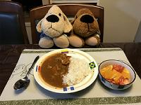 メインディッシュはカレーライスだよ