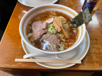 お昼はおいしいラーメン