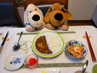 メインディッシュはカレーだよ